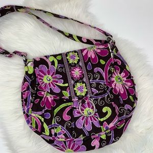 Vera Bradley Purple and green shoulder bag